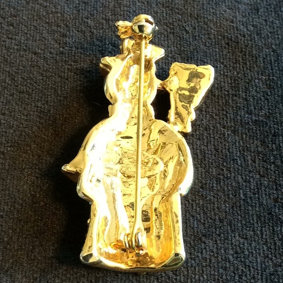 Vintage New Christmas Snowman Brooch - Picture 4 of 4